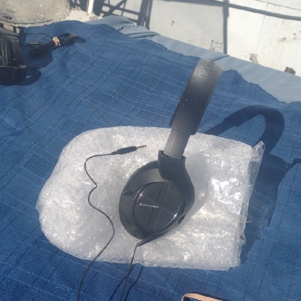 - Sennheiser Black Over-Ear Wired Headphones